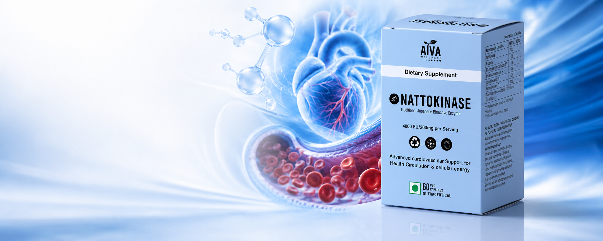 Nattokinase Supplement by Aiva Wellness