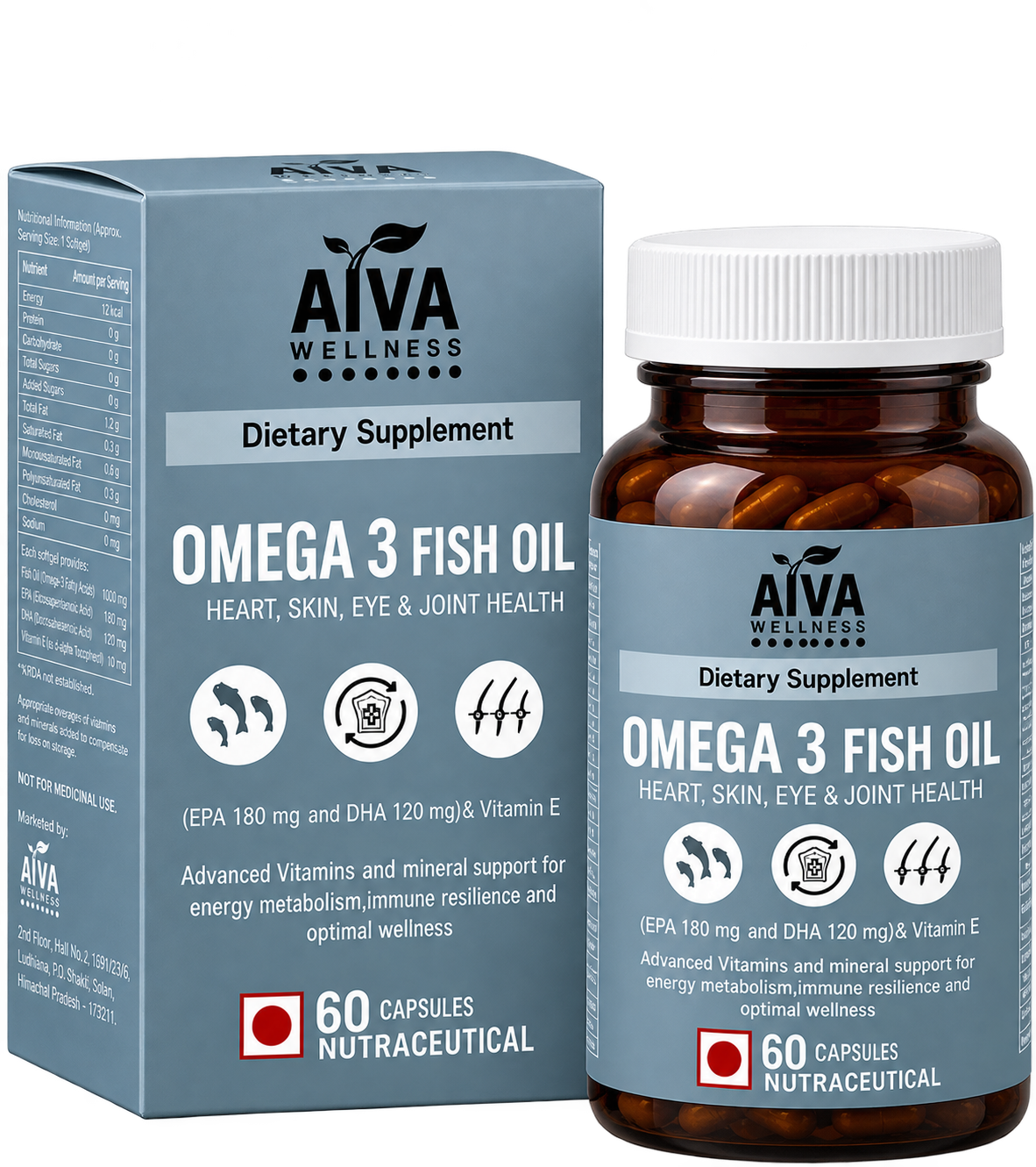 Aiva Wellness Omega-3 Fish Oil