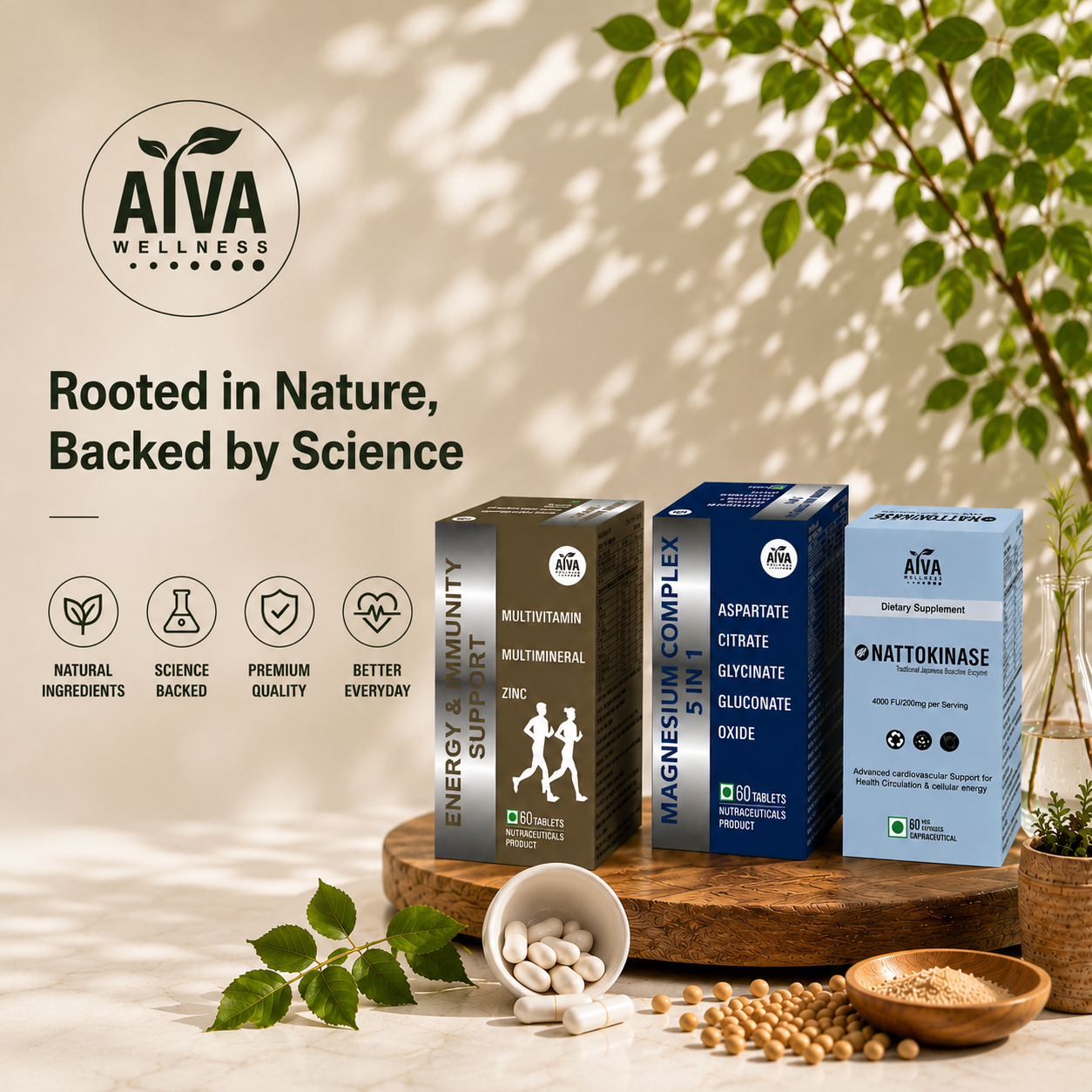 Natural Aiva Wellness ingredients